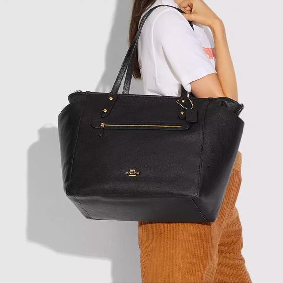 NWT COACH BLACK BABY BAG $450 - Picture 3 of 9